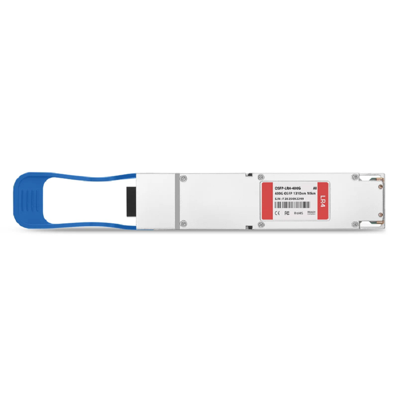 FyberOptix NVIDIA/Mellanox Compatible 400GBASE-FR4 OSFP Finned Top 8 x 50G PAM4 1310nm 2km DOM Duplex LC/UPC SMF Ethernet Optical Transceiver Module