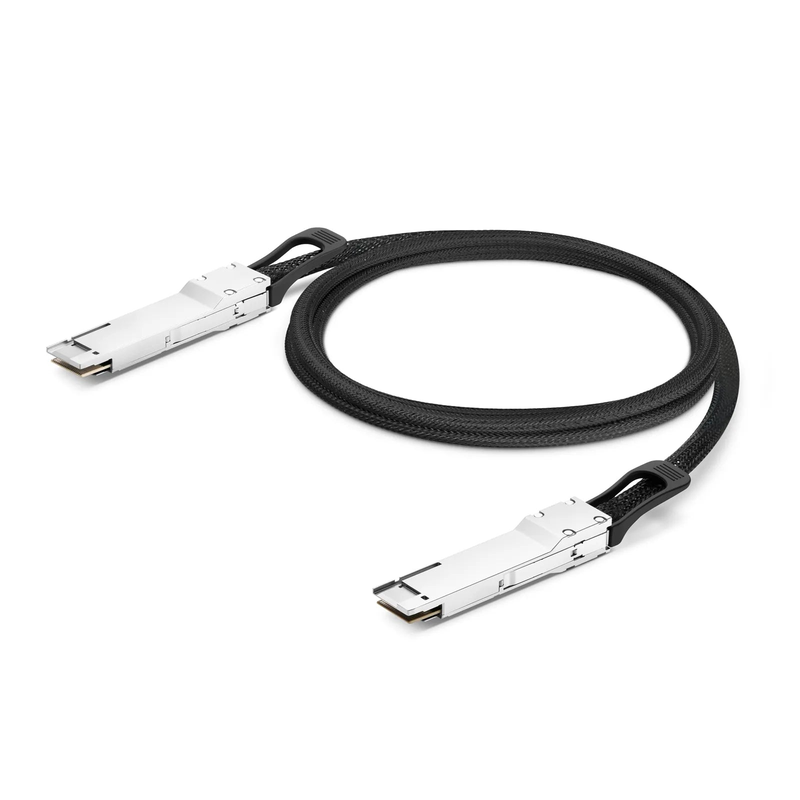 FyberOptix 2m (7ft) 400G QSFP-DD 8 x 50G PAM4 Active Electrical Cable for FS Switches