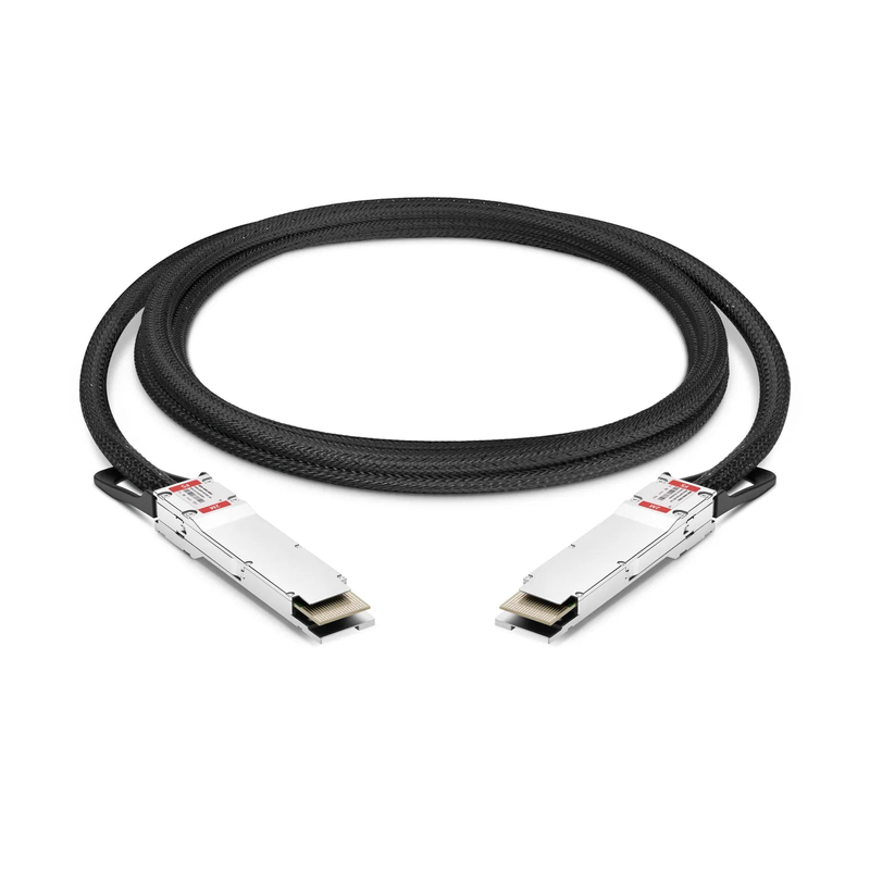 FyberOptix 2m (7ft) 400G QSFP-DD 8 x 50G PAM4 Active Electrical Cable for FS Switches