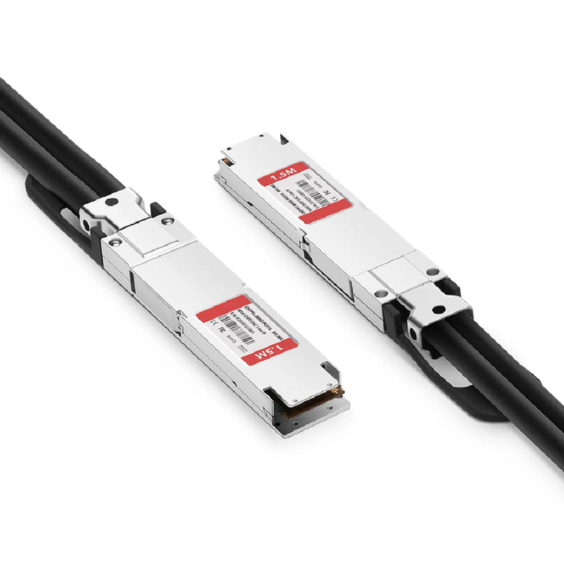 FyberOptix 0.5m (2ft) NVIDIA/Mellanox MCP4Y10-N00A-FLT Compatible 800G OSFP 8 x 100G PAM4 Flat Top Ethernet Passive Direct Attach Copper Twinax Cable