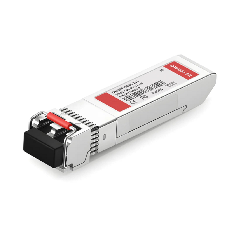 FyberOptix Ericsson C18 Compatible SFP+ 10G DWDM 1563.05nm 100GHz 40km DOM Duplex LC/UPC SMF Optical Transceiver Module For 4G Wireless (Industrial)