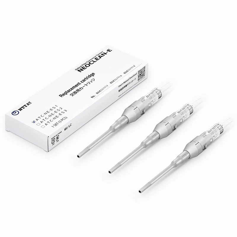 FyberOptix NEOCLEAN-E Pen Replacement Cartridge for 1.25mm LC/MU One-Push Cleaner (3 pcs/set)