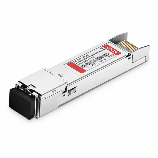 FyberOptix Generic Compatible XGPON ONU SFP+ 1270nm-TX/1577nm-RX 2.488G-TX/9.953G-RX Class N1/N2a/E1/E2a 20km DDM Simplex SC/UPC SMF Optical Transceiver Module (Industrial)