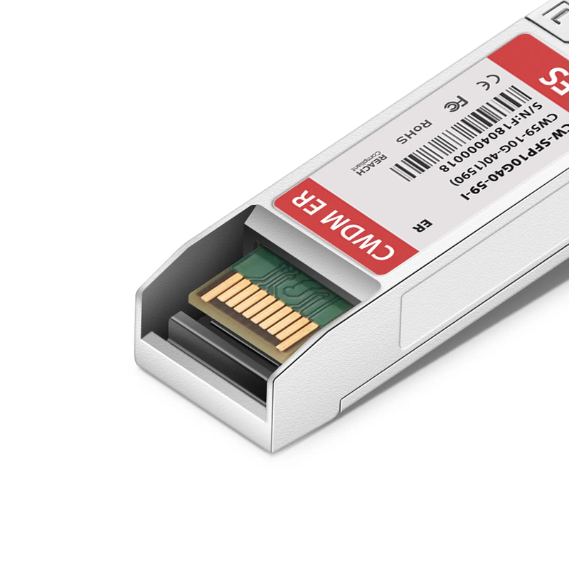 FyberOptix Ericsson Compatible SFP+ 10G CWDM 1590nm 40km DOM Duplex LC/UPC SMF Optical Transceiver Module For 4G Wireless (Industrial)