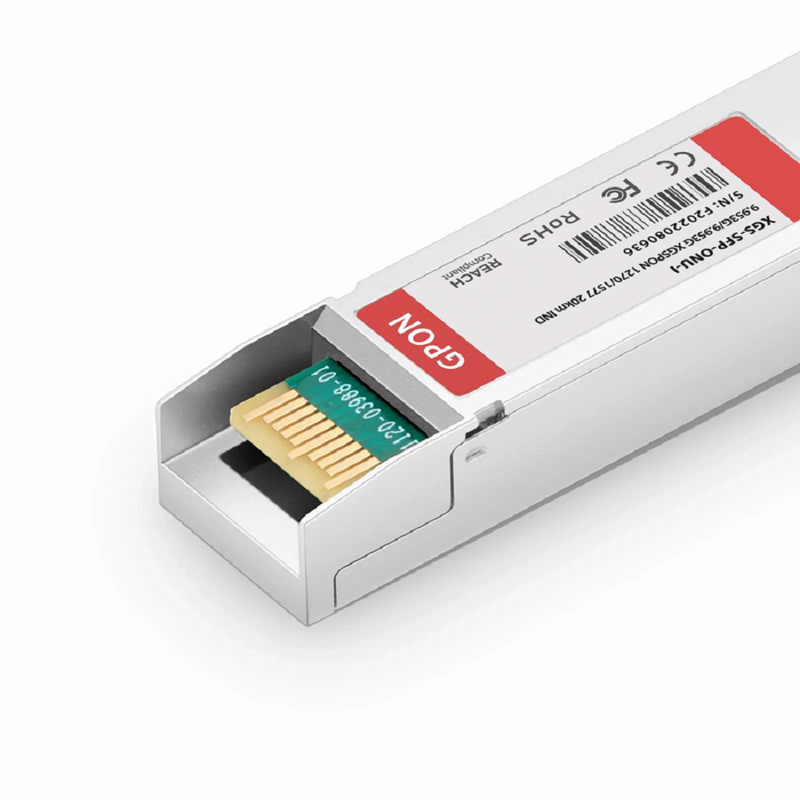 FyberOptix Generic Compatible GPON ONU SFP 1310nm-TX/1490nm-RX 1.244G-TX/2.488G-RX Class C+ 20km DOM Simplex SC/APC SMF Optical Transceiver Module (Industrial)