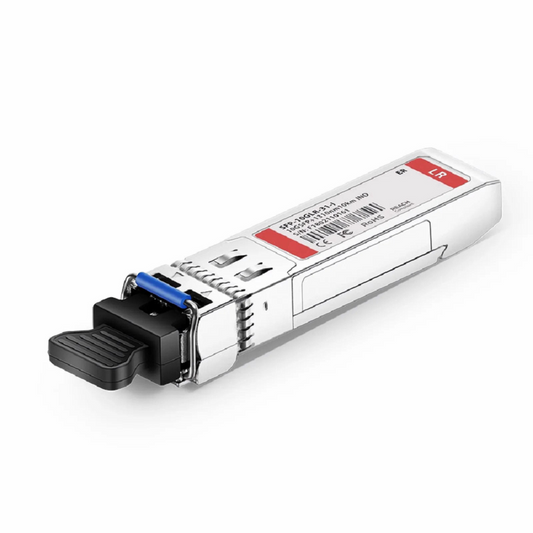 FyberOptix Ericsson RDH10250/3 Compatible SFP+ 10GBASE-LR 1310nm 10km DOM Duplex LC/UPC SMF Optical Transceiver Module For 4G Wireless (Industrial)