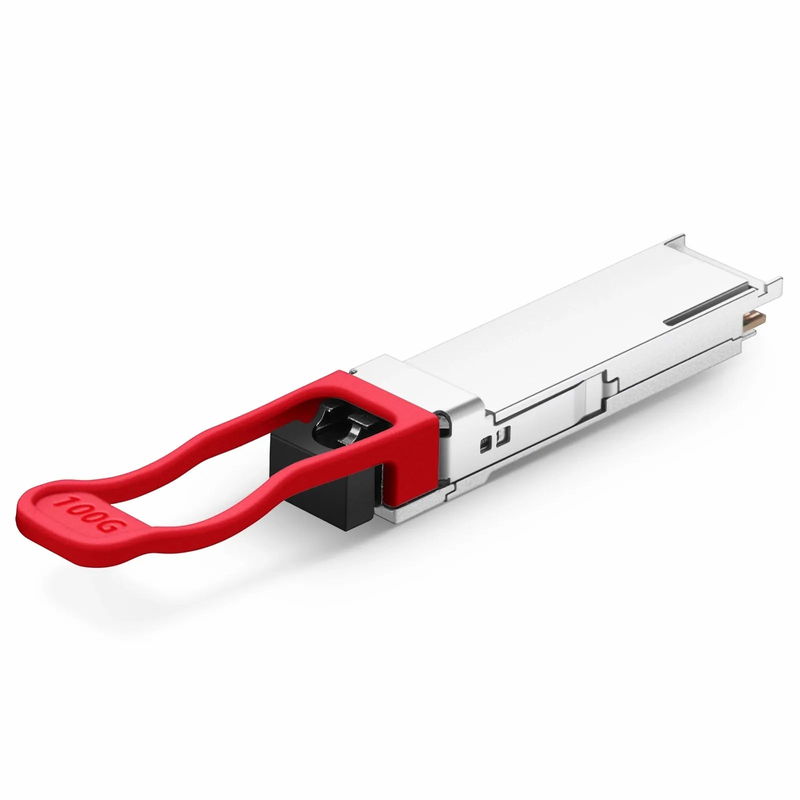 FyberOptix Juniper Compatible 100GBASE-BX10-D QSFP28 BiDi 4 x 25G NRZ 1331nm-TX/1271nm-RX 10km DOM Simplex LC/UPC SMF Optical Transceiver Module