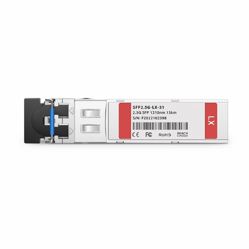 FyberOptix Generic Compatible 2.5GBASE-IX SFP 1310nm 2km DOM Duplex LC/UPC SMF Optical Transceiver Module