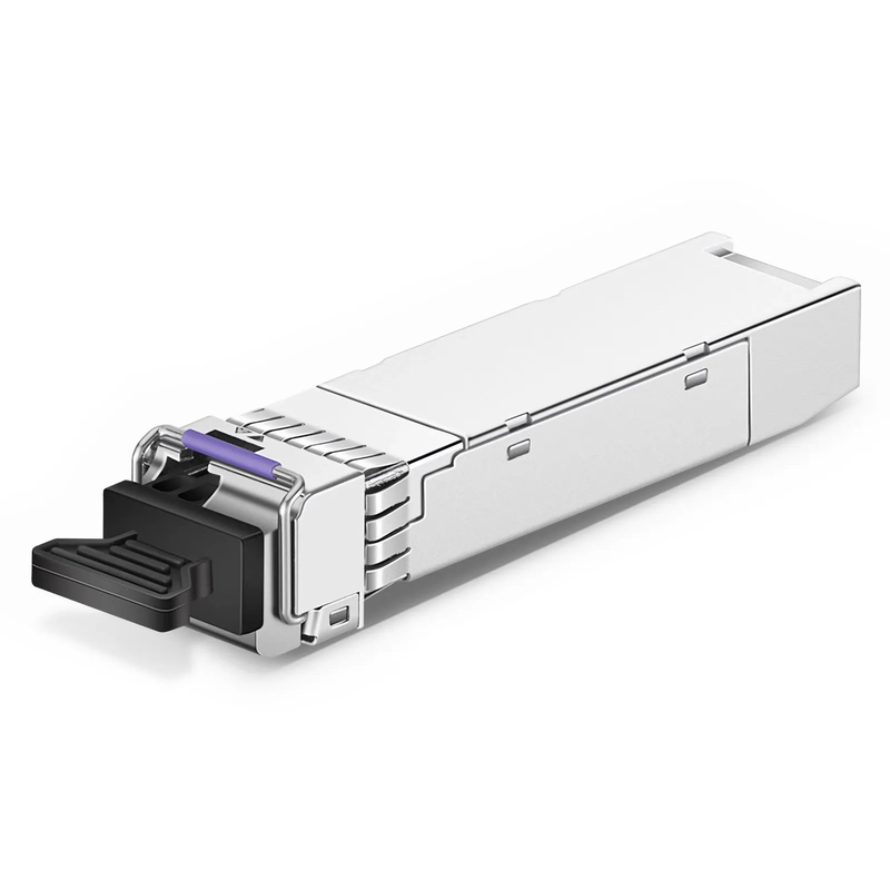 FyberOptix NOKIA 3FE55744AA Compatible SFP+ 10GBASE-BX40-D BiDi 1330nm-TX/1270nm-RX 40km DOM Simplex LC/UPC SMF Optical Transceiver Module For 4G Wireless (Industrial)