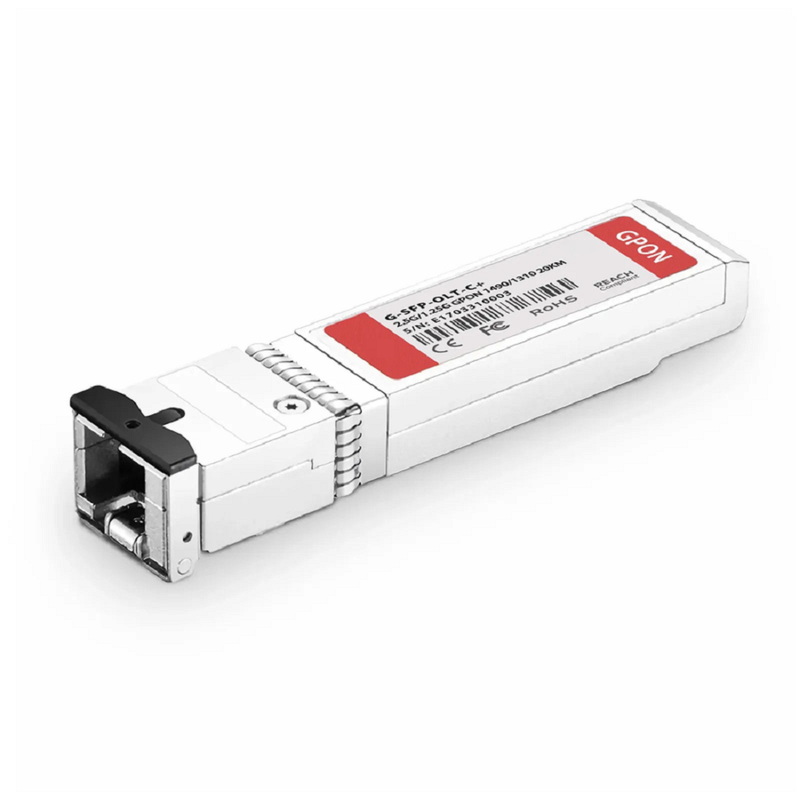 FyberOptix Generic Compatible GPON OLT SFP 1490nm-TX/1310nm-RX 2.488G-TX/1.244G-RX Class C+ 20km DOM Simplex SC/UPC SMF Optical Transceiver Module