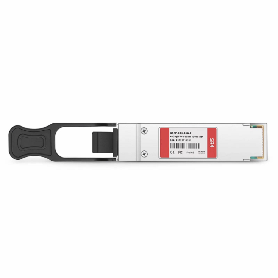 FyberOptix Cisco Compatible 40GBASE-SR4 QSFP+ 850nm 150m DOM MPO-12/UPC MMF Optical Transceiver Module (Industrial), Breakout to 4 x 10G-SR