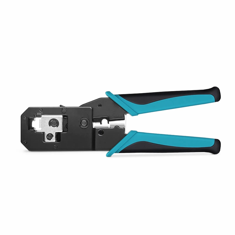 FyberOptix Pro'sKitÃ‚Â® All-in-one Modular Tool, Wire Stripper Cutter Crimper for 6P/8P Modular Plugs with Safety Baffle