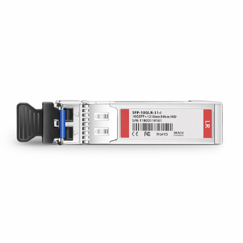 FyberOptix Ericsson RDH10250/3 Compatible SFP+ 10GBASE-LR 1310nm 10km DOM Duplex LC/UPC SMF Optical Transceiver Module For 4G Wireless (Industrial)