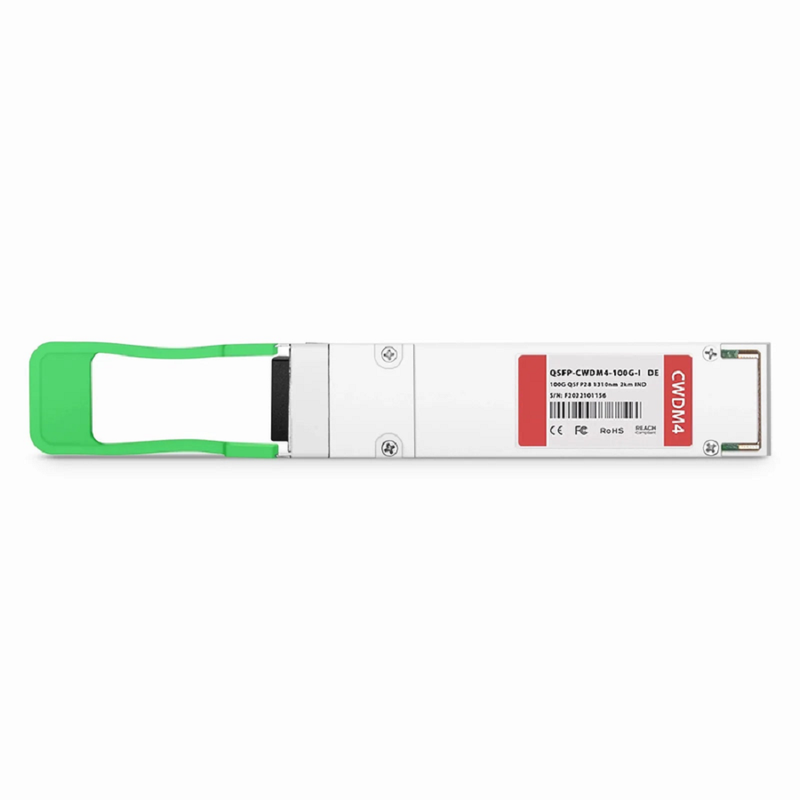 FyberOptix H3C Compatible 100GBASE-CWDM4 QSFP28 4 x 25G NRZ 1310nm 2km DOM Duplex LC/UPC SMF Optical Transceiver Module (Industrial)