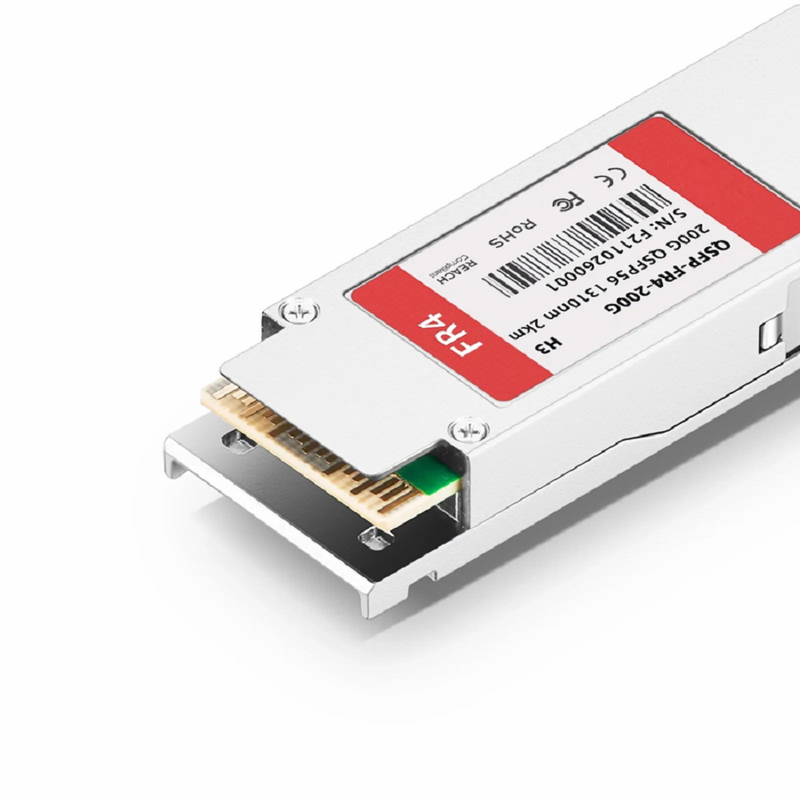 FyberOptix HW Compatible 100GBASE-CWDM4 QSFP28 4 x 25G NRZ 1310nm 2km DOM Duplex LC/UPC SMF Optical Transceiver Module (Industrial)