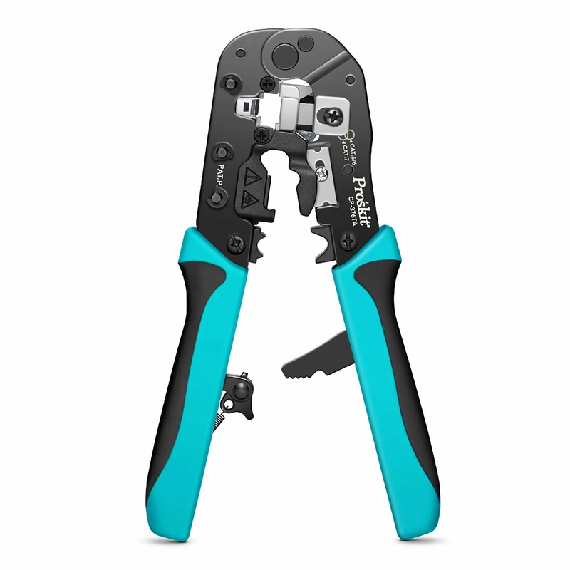 FyberOptix Pro'sKitÃ‚Â® All-in-one Modular Tool, Wire Stripper Cutter Crimper for Cat5/5e Cat6/6a Cat7 Modular Plugs with Dovetail Clip