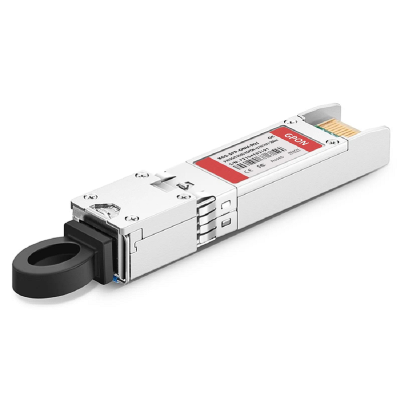 FyberOptix Generic Compatible XGSPON ONU SFP+ 1270nm-TX/1577nm-RX 9.953G-TX/9.953G-RX Class N2 20km DOM Simplex SC/UPC SMF Optical Transceiver Module (Industrial)