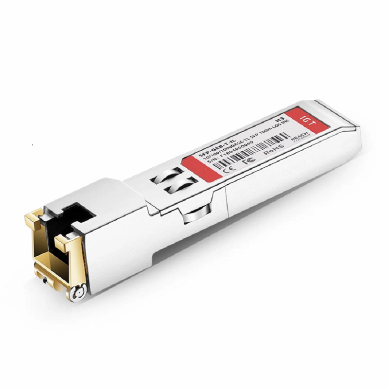 FyberOptix Generic Compatible 2.5GBASE-T SFP Copper 100m RJ-45 Industrial Transceiver Module (LOS)
