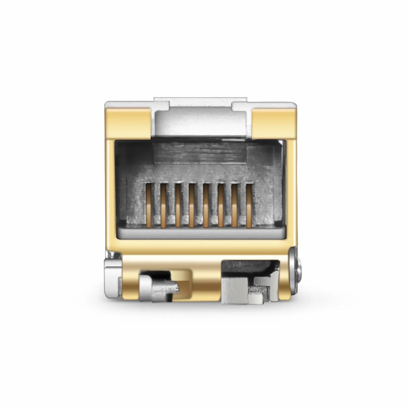 FyberOptix NETGEAR Compatible 2.5GBASE-T SFP Copper 100m RJ-45 Industrial Transceiver Module (LOS)