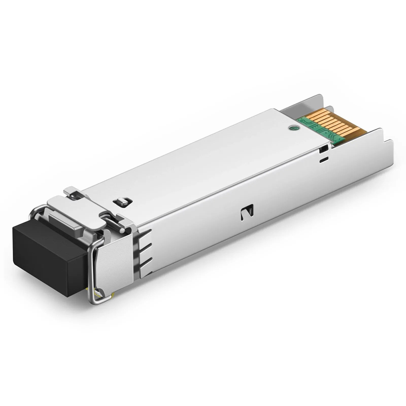 FyberOptix Dell Compatible 1000BASE-BX-D SFP BiDi 1550nm-TX/1490nm-RX 160km DOM Simplex LC/UPC SMF Optical Transceiver Module (Industrial)