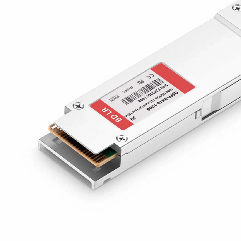 FyberOptix Arista Networks Compatible 100GBASE-BX10-U QSFP28 BiDi 4 x 25G NRZ 1271nm-TX/1331nm-RX 10km DOM Simplex LC/UPC SMF Optical Transceiver Module
