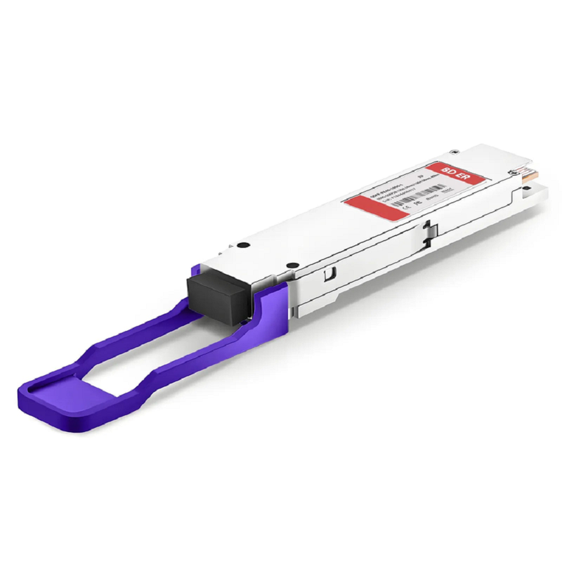 FyberOptix Brocade Compatible 100GBASE-BX40-D QSFP28 BiDi 4 x 25G NRZ 1309.14nm-TX/1304.58nm-RX 40km DOM Simplex LC/APC SMF Optical Transceiver Module (Industrial)