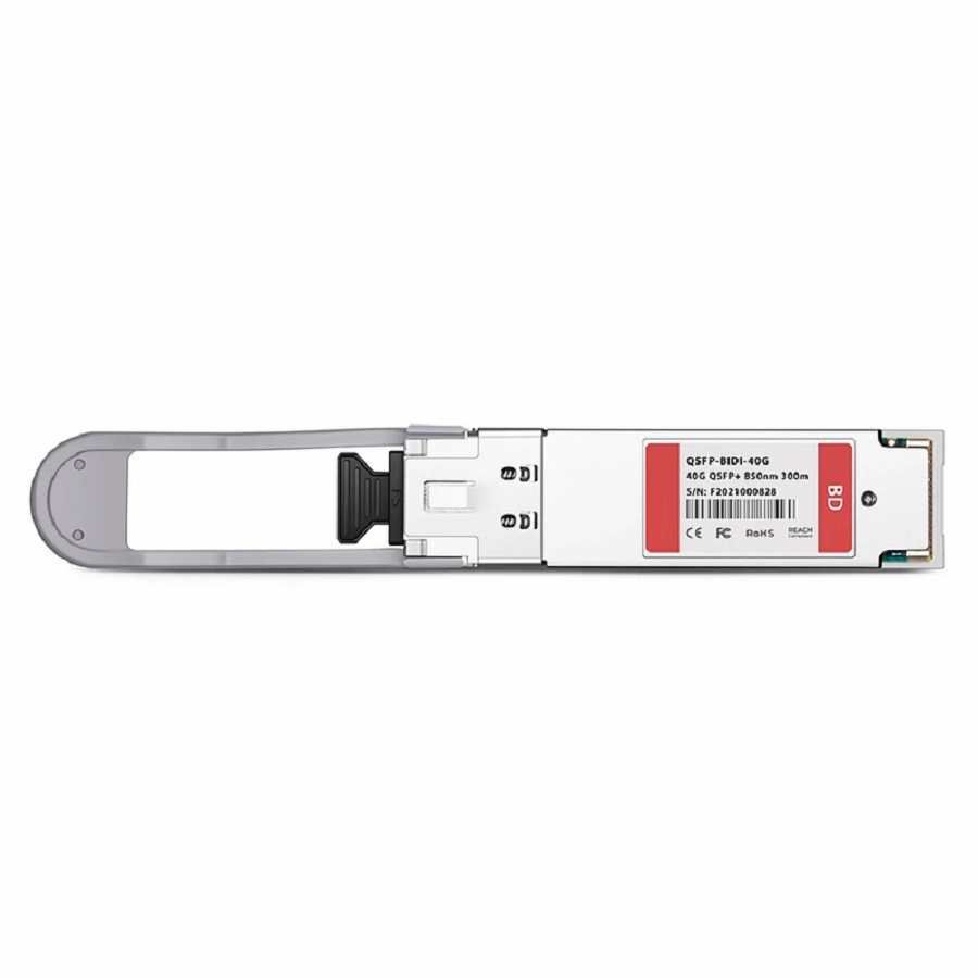 FyberOptix Cisco QSFP-40G-SR-BD Compatible 40GBASE-SR SWDM4 QSFP+ BiDi 850/880/910/940nm 300m DOM Duplex LC/UPC MMF Optical Transceiver Module