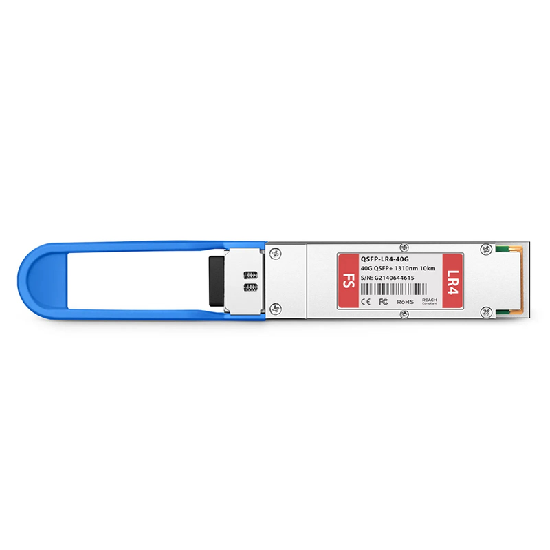 FyberOptix Cisco QSFP-40G-LR4 Compatible 40GBASE-LR4 QSFP+ 1310nm 10km DOM Duplex LC/UPC SMF Optical Transceiver Module