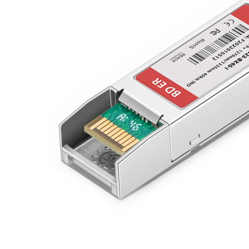 FyberOptix Cisco SFP-10G-BX40U-I Compatible 10GBASE BiDi SFP+ 1270nm-TX/1330nm-RX 40km DOM Simplex LC/UPC SMF Optical Transceiver Module (Industrial)