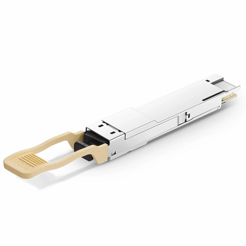 FyberOptix Cisco Compatible 100GBASE-SR4 and 112GBASE-OTU4 QSFP28 Dual Rate 4 x 25G NRZ 850nm 100m DOM MPO-12/UPC MMF Optical Transceiver Module