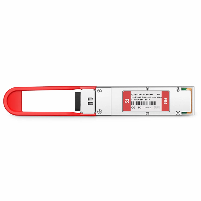 FyberOptix Juniper Networks 100/112GBASE-ER4 Compatible 100GBASE-ER4 and 112G OTU4 QSFP28 Dual Rate 4 x 25G NRZ 1310nm 40km DOM Duplex LC/UPC SMF Optical Transceiver Module