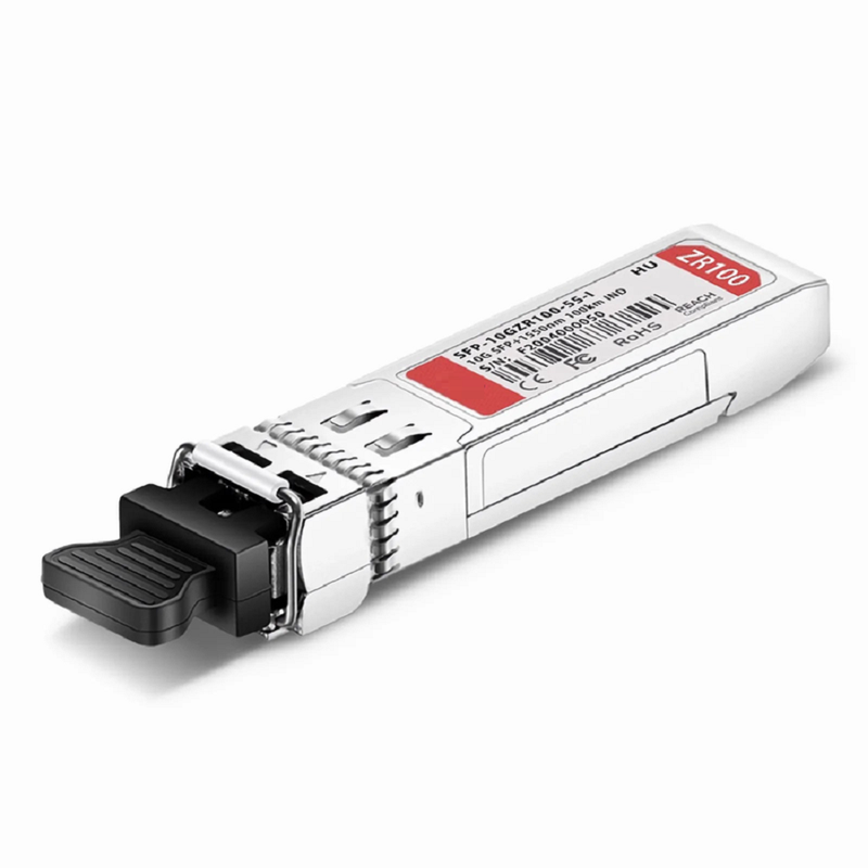 FyberOptix H3C SFP-XG-ZR100-SM1550-I Compatible 10GBASE-ZR SFP+ 1550nm 100km DOM Duplex LC/UPC SMF Optical Transceiver Module (Industrial)
