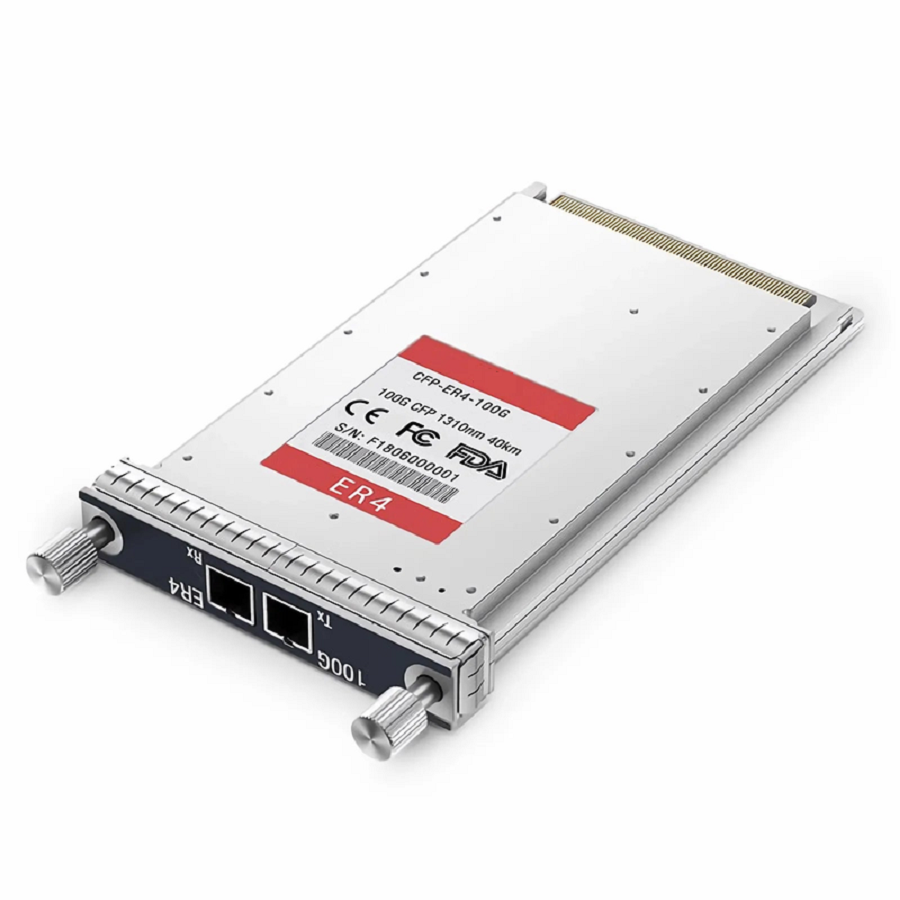 FyberOptix Cisco CFP-100G-ER4 Compatible 100GBASE-ER4 CFP 4 x 25G NRZ 1310nm 40km DOM Duplex LC SMF Optical Transceiver Module