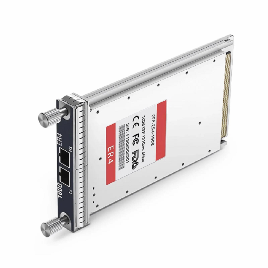 FyberOptix Cisco CFP-100G-ER4 Compatible 100GBASE-ER4 CFP 4 x 25G NRZ 1310nm 40km DOM Duplex LC SMF Optical Transceiver Module
