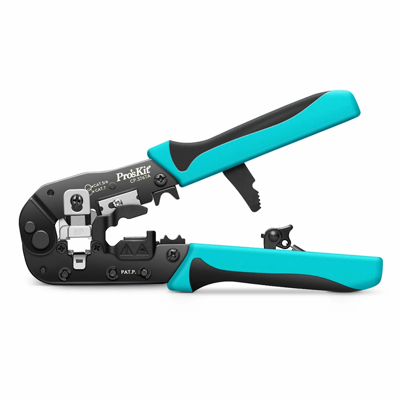 FyberOptix Pro'sKitÃ‚Â® All-in-one Modular Tool, Wire Stripper Cutter Crimper for Cat5/5e Cat6/6a Cat7 Modular Plugs with Dovetail Clip