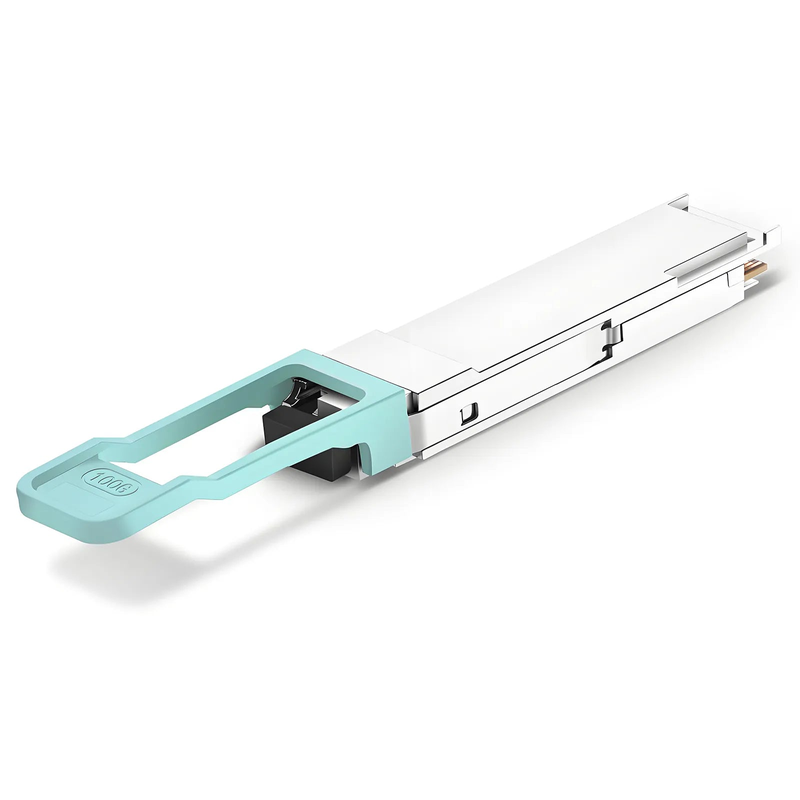 FyberOptix Intel Compatible 100GBASE-BX40-U QSFP28 BiDi 4 x 25G NRZ 1304.58nm-TX/1309.14nm-RX 40km DOM Simplex LC/APC SMF Optical Transceiver Module (Industrial)
