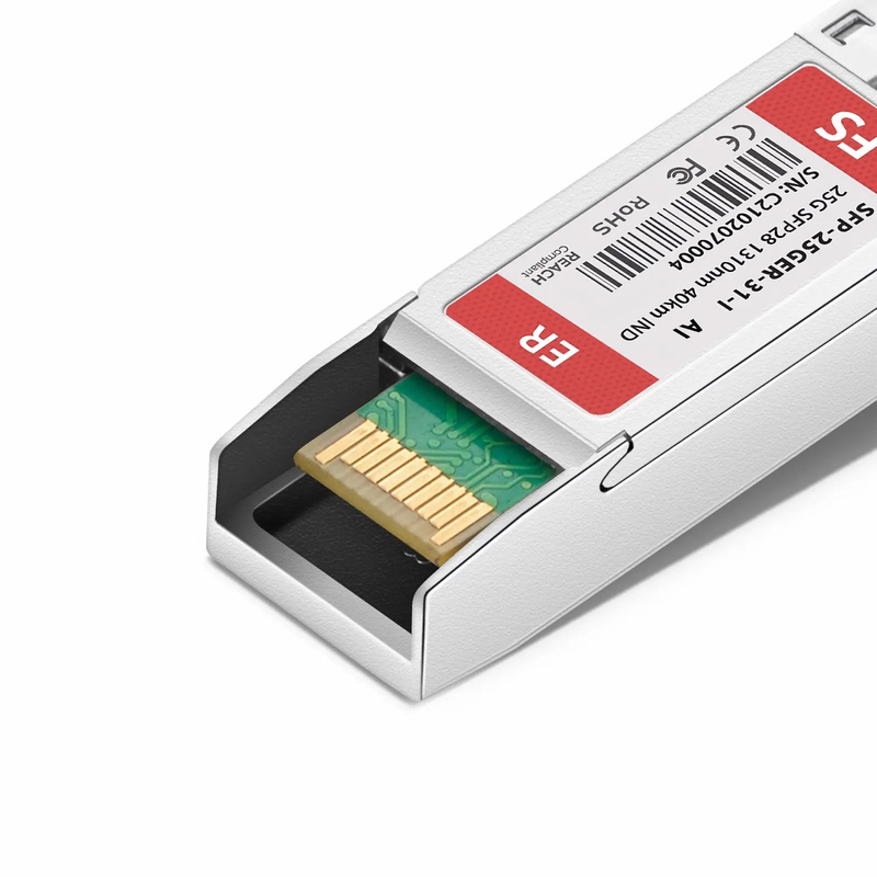 FyberOptix Arista Networks SFP-25G-ER40-I Compatible 25GBASE-ER SFP28 1310nm 40km DOM Duplex LC/UPC SMF Optical Transceiver Module (Industrial)