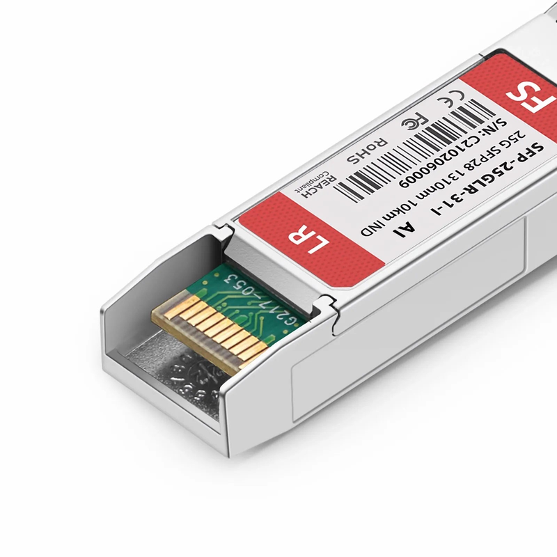 FyberOptix Arista Networks SFP-25G-LR-I Compatible 25GBASE-LR SFP28 1310nm 10km DOM Duplex LC/UPC SMF Optical Transceiver Module (Industrial)