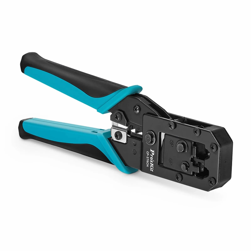 FyberOptix Pro'sKitÃ‚Â® All-in-one Modular Tool, Wire Stripper Cutter Crimper for 6P/8P Modular Plugs with Safety Baffle