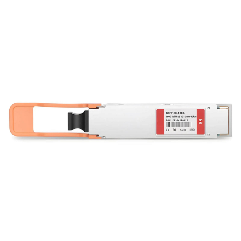 FyberOptix Intel Compatible 100GBASE-ER QSFP28 Single Lambda 4 x 25G NRZ 1310nm 40km DOM Duplex LC/UPC SMF Optical Transceiver Module