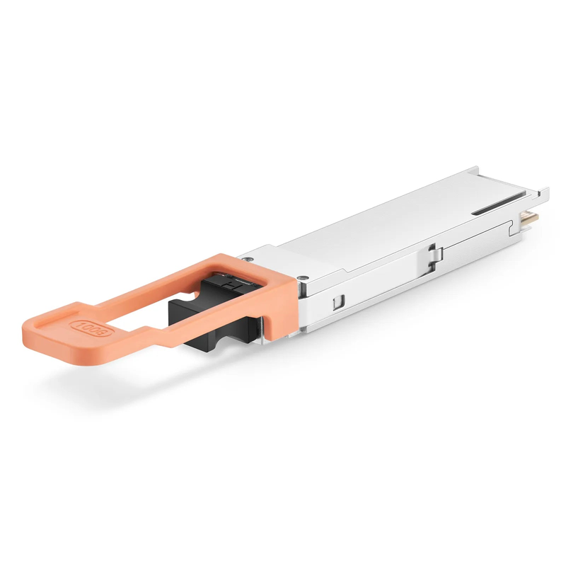 FyberOptix Intel Compatible 100GBASE-ER QSFP28 Single Lambda 4 x 25G NRZ 1310nm 40km DOM Duplex LC/UPC SMF Optical Transceiver Module