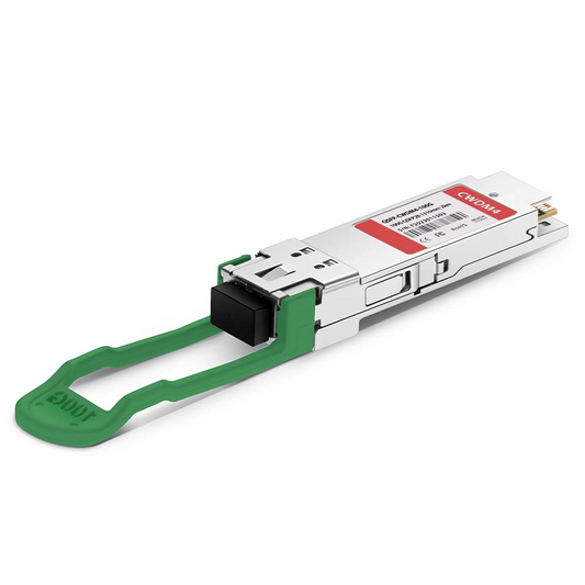FyberOptix Cisco QSFP-100G-CWDM4-S Compatible 100GBASE-CWDM4 QSFP28 4 x 25G NRZ 1310nm 2km DOM Duplex LC/UPC SMF Optical Transceiver Module
