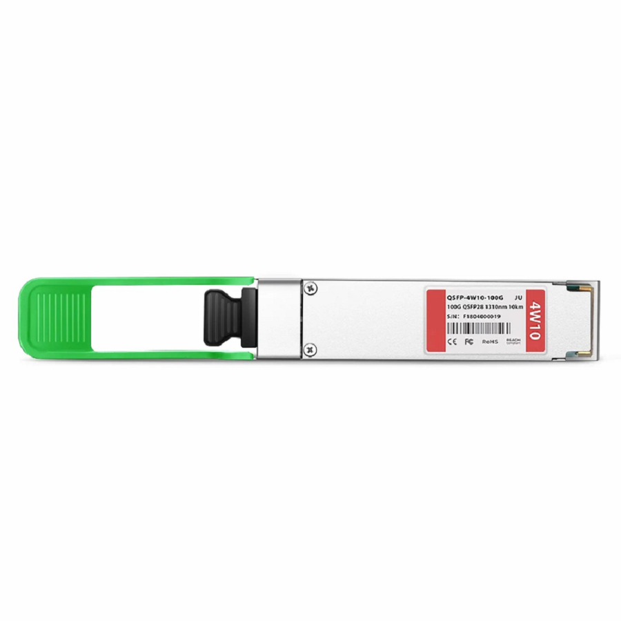 FyberOptix Juniper Networks JNP-QSFP-100G-4WDM Compatible 100GBASE-4W10 QSFP28 4 x 25G NRZ 1310nm 10km DOM Duplex LC/UPC SMF Optical Transceiver Module