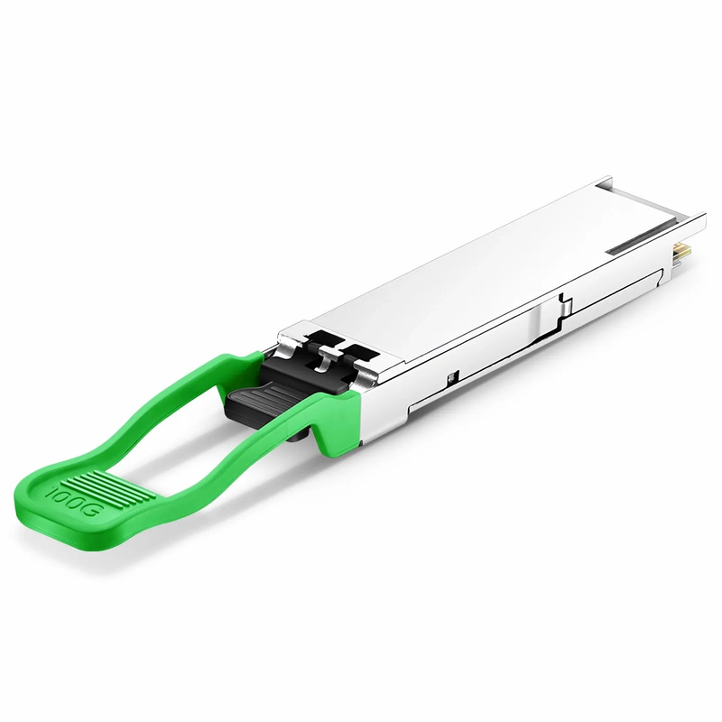 FyberOptix NVIDIA/Mellanox Compatible 100GBASE-4W10 QSFP28 4 x 25G NRZ 1310nm 10km DOM Duplex LC/UPC SMF Ethernet Optical Transceiver Module