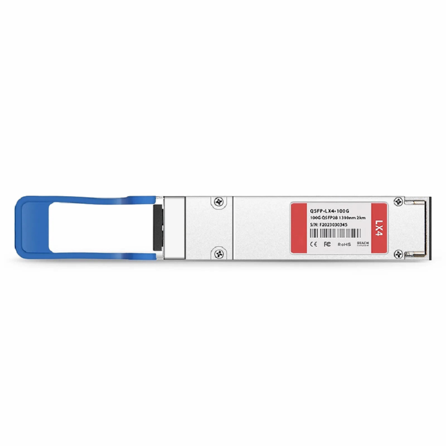 FyberOptix Cisco Compatible 100GBASE-LX4 QSFP28 4 x 25G NRZ 1310nm 2km/100m DOM Duplex LC/UPC SMF/MMF Optical Transceiver Module