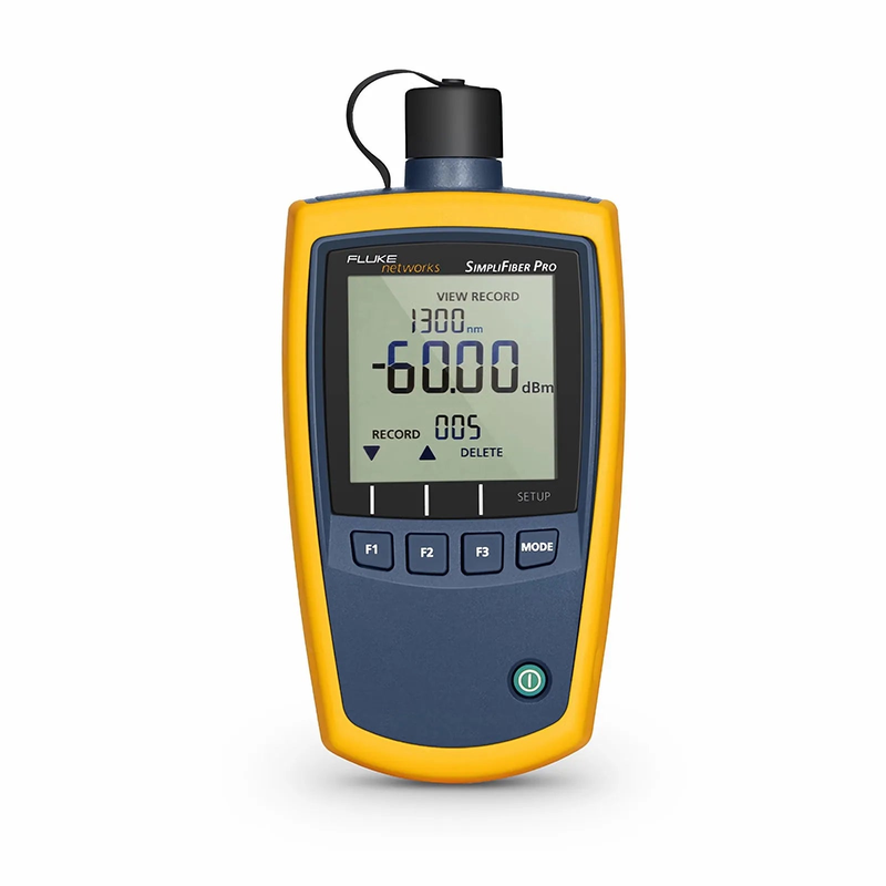 FyberOptix Fluke Networks SFPOWERMETER SimpliFiberÃ‚Â® Pro Handheld Optical Power Meter with 2.5mm SC/FC/ST Connector