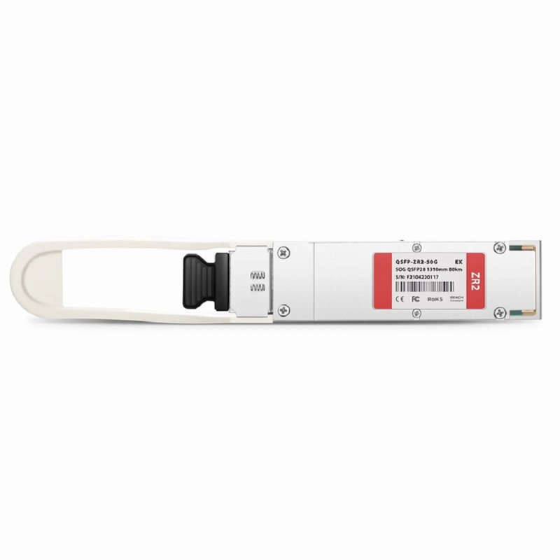 FyberOptix Juniper Networks Compatible 50GBASE-ZR2 QSFP28 1310nm 80km DOM Duplex LC/UPC SMF Optical Transceiver Module