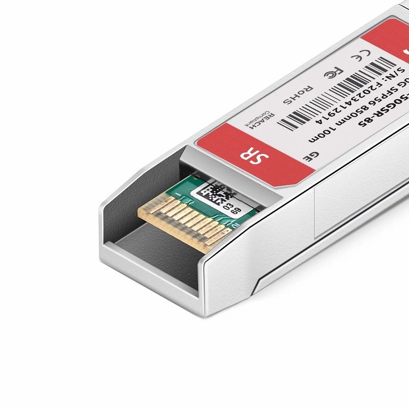FyberOptix Generic Compatible 50GBASE-SR SFP56 850nm 100m DOM Duplex LC/UPC MMF Optical Transceiver Module