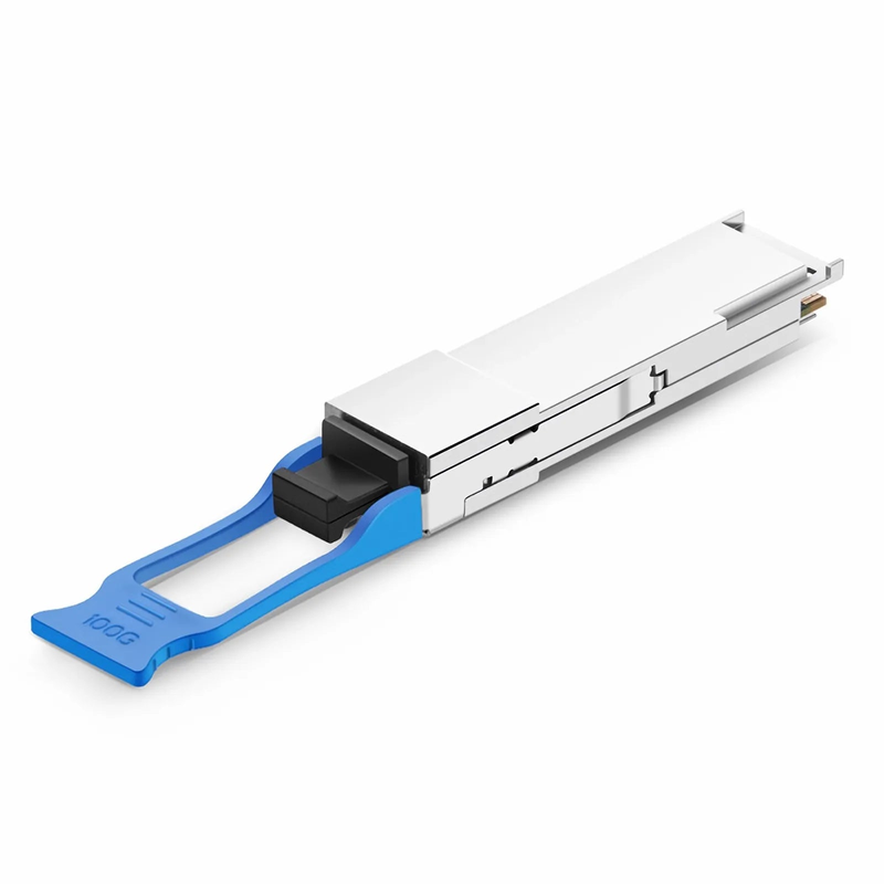FyberOptix H3C Compatible 100GBASE-PLR4 QSFP28 4 x 25G NRZ 1310nm 10km DOM MPO-12/APC SMF Optical Transceiver Module, Breakout to 4 x 25G-LR