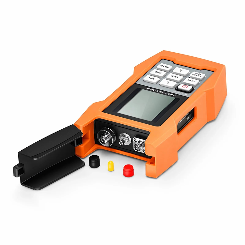 FyberOptix FHOM-103-1 Handheld Optical Multimeter Built-in 1mW Visual Fault Locator with Data Export Function